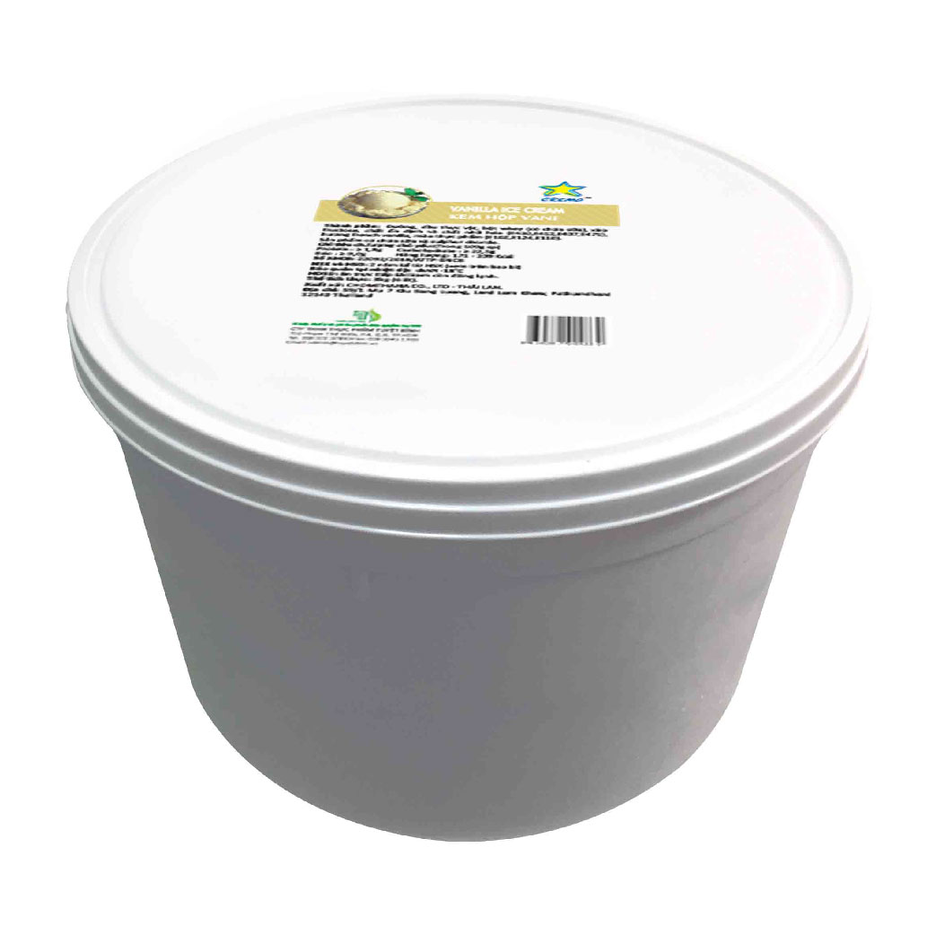 Kem 6000ml vị vani